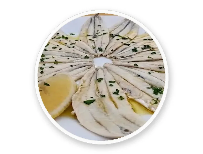 Filetti di alici marinati