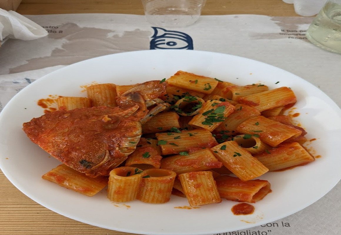 Rigatoncino al sugo di granciporro (King crab) 8,00