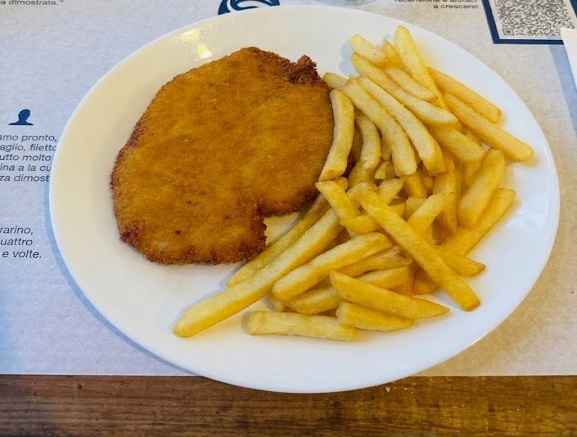 Cotoletta e patatine 7,00